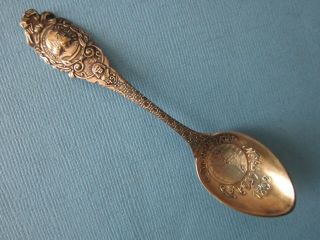 1892 Worlds Fair Columbian Exposition Chicago Sterling Silver Spoon