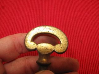 Antique Swinging Mirror Bolt / Screw Brass Dresser Vtg Victorian Scroll Y