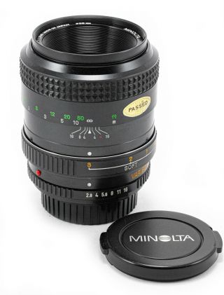 (14) Rare Minolta Varisoft Rokkor 85/2.  8 Lens W/caps,  & Functional