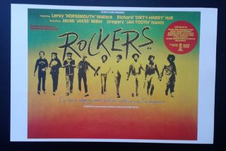 Rockers Rare 1991 Island Records Poster Ska Rasta Reggae Dub
