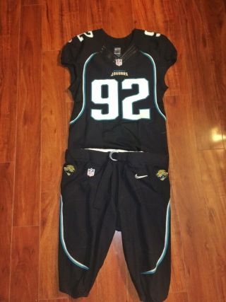 Rare Jacksonville Jaguars Game Issued 2012 Uniform
