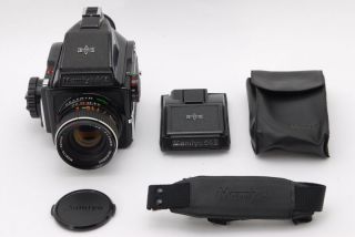 【 EXC,  】MAMIYA M645,  rare Lens Secor CE 70mm f2.  8 W/WAIST LEVEL FINDER from JP 2
