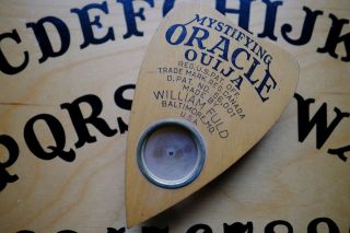 81 Year Old Ouija Board,  1938 Mystifying Oracle Ouija William Fuld Rare