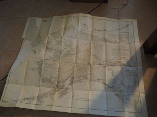 Antique Map " U.  S.  Coast And Geodetic Survey Alaska And Adjoining Territory "