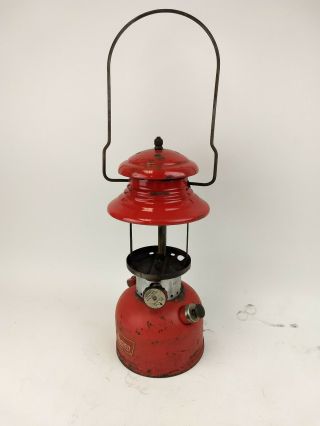Vintage 1959 Coleman " Red " Lantern No.  200a Dated 7/59 Collector/restore/user