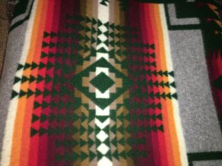 Pendleton Wool Blanket Beaver State - King Size - Rare Pattern Spectacular