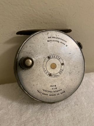Rare Early Hardy Perfect 3 1/8” Dup.  Mark.  2 Trout Reel,  1920 