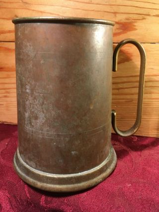 Old Dutch Copper Vintage Mug/tankard