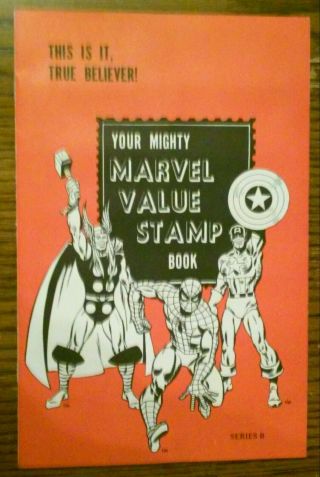 Marvel Value Stamp Book 2 Series B Complete Rare Vintage