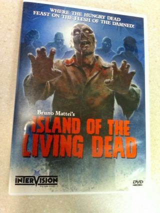 Rare Oop Intervision Severin Island Of The Living Dead Dvd Horror Gore Zombies