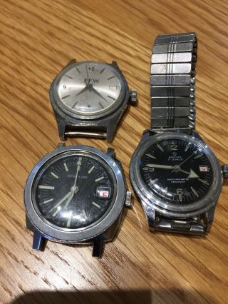 Services,  Starlon & Efw Vintage Watches.  Spares Or Repairs