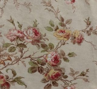 Late 19th Century French Rococo Linen Cotton V 442