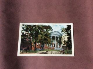 Rare W.  E.  Burgess Louisa County Court House,  Louisa,  Virginia Postcard