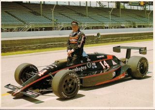 Rare 4x Indy 500 Winner Aj Foyt 1989 14 Post Card - 7x Indy Car Series Champion