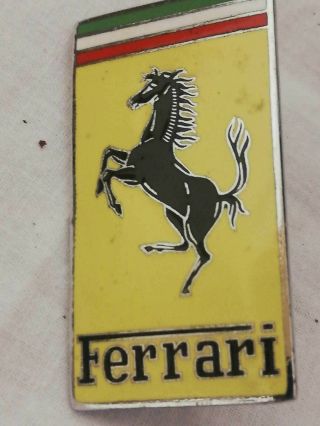 Very Rare 1950s/60s Vintage Ferrari Omea Milano Car Badge