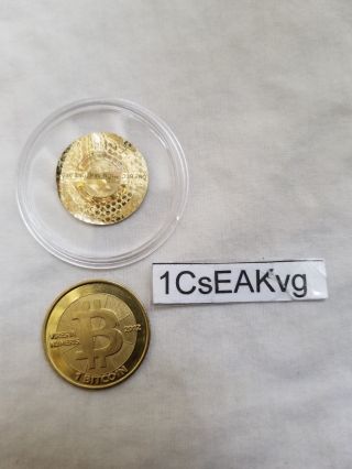 2012 Physical Bitcoin Redeemed Authentic & Rare