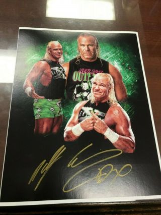 Billy Gunn Dx Signed Rare 8x10 Autographed Wwe Aew Legend Wrestling Icon Nxt 3