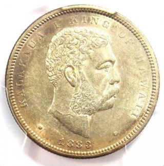 1883 Hawaii Kalakaua Half Dollar 50c Coin - Certified Pcgs Au Details - Rare