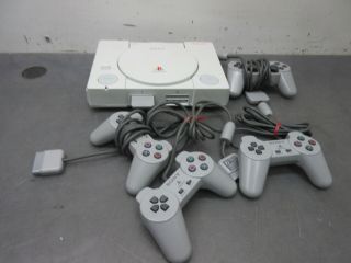 Rare - Playstation Video Cd Scph - 5903,  Ntsc - J White Console W/ Controllers