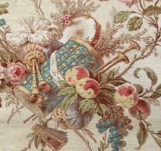Late 19th Century French Rococo Linen Cotton V 333