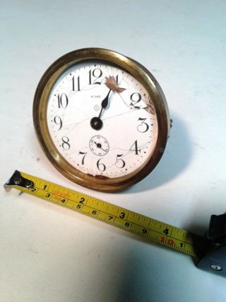 Rare Antique Ansonia Clock Co.  wind up brass Short Running Time,  Project clock 2