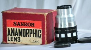 Sankor Anamorphic Lens 16c - 2x Sqeeze,  Flares - Rare