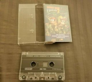 Ultra Rare Donkey Kong Country 2 Soundtrack Diddys Kong Quest Cassette Tape