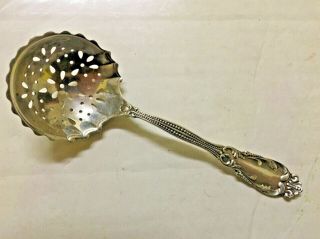 Holmes And Edwards Antique Marina Small Pierced Serving Spoon Olives Jelly