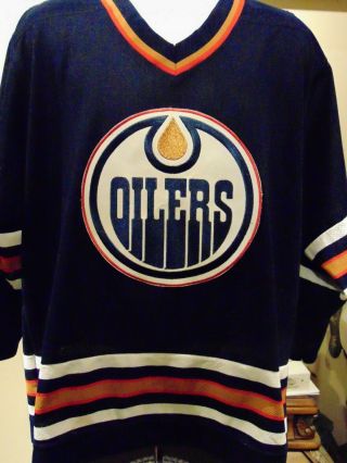 Vintage Ccm Edmonton Oilers Jersey Men 