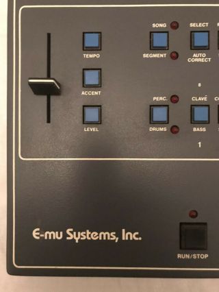 Rare E - MU Systems Drumulator 1983 Drum Machine Powers Up Vintage VG US 3