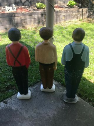 VERY RARE VINTAGE 3 STOOGES BLOW MOLDS - - 