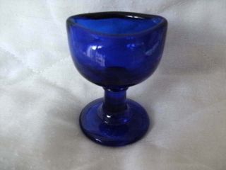 Antique/vintage,  Bristol/cobalt Blue Glass,  Eye Bath