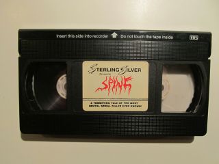 SPINE - - RARE - HORROR FILM - - 1986 - - STERLING SILVER VIDEO - - VHS 3
