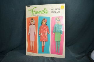 Whitman - Meet Francie Paper Dolls - Barbie 