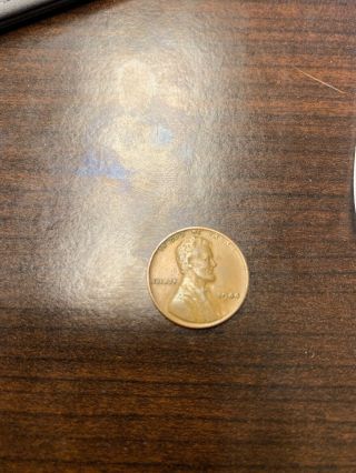 1944 Lincoln Wheat Penny Us Cent Copper/bronze Penny Rare No Mark