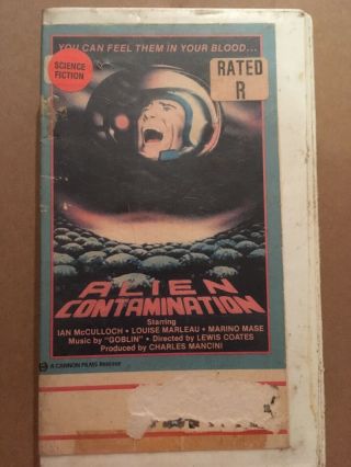 Alien Contamination Sci - Fi Vhs (paragon,  1982) Very Rare Horror