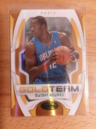 2010 Dwight Howard Panini Certified Gold Team 2 Of Only 5 Made Very Rare 2/5