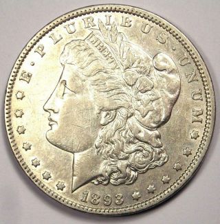 1893 Morgan Silver Dollar $1 1893 - P - - Rare Key Date Coin