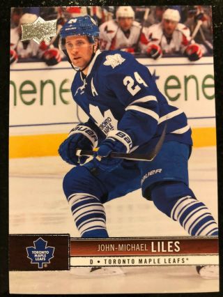 2012 - 13 Upper Deck Update Rare 259 John - Michael Liles Toronto Maple Leafs