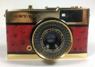 (VERY RARE) GOLD Olympus TRIP 35 Point And Shoot 40mm f2.  8 ex, 2