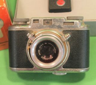 Antique Bolsey Camera Model B2 with Bolsey Flashgun 5 with Box 2