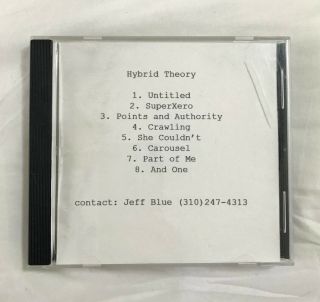 Hybrid Theory Pre Linkin Park 8 Track Demo Rare Cd