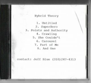 Hybrid Theory Pre Linkin Park 8 Track DEMO Rare CD 3