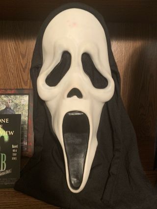 Gen 2 Fantastic Faces Ghostface Scream Mask Vintage Cloth Fun World Div Rare