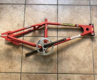 Rare 1978 Mongoose Motomag Bmx Products Competition Racing Frame
