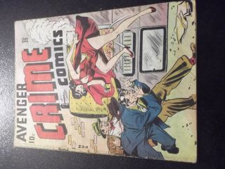 Venger Crime Comics 25 - 1951 " Phantom Lady " Cdn Rare Ungraded Comic - Look
