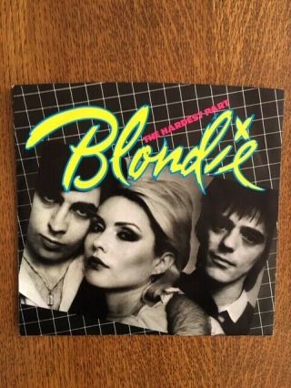 Blondie - The Hardest Part - Rare 7 " Vinyl Single Usa Import