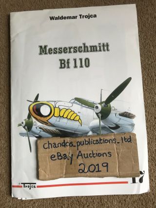 Messerschmitt Bf 110 - Waldemar Trojca - & Rare Scale Plan/drawings Pack