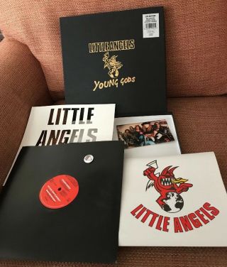 Little Angels - Young Gods - Rare 1991 Uk Limited Edition 12 " Vinyl Box Set