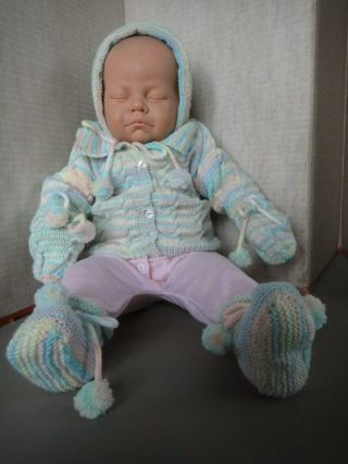 21 " Berjusa Sweet Dreams Vintage Realistic Baby Doll Soft Body Made In Spain